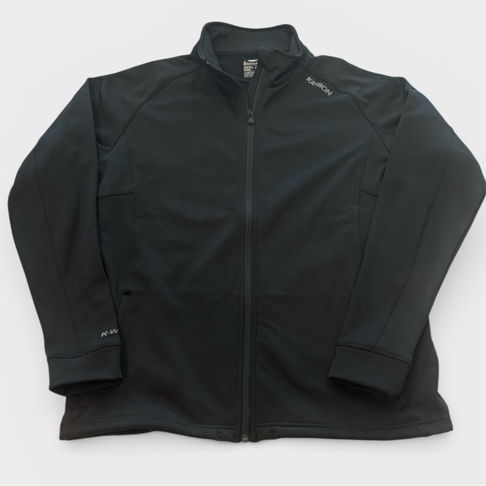 Karbon K-Wick Men's Classic Black Lined Performance Zip Jacket XL